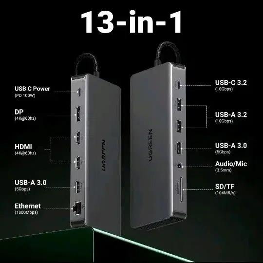 유그린 ugreen 13 in 1 c type 멀티허브