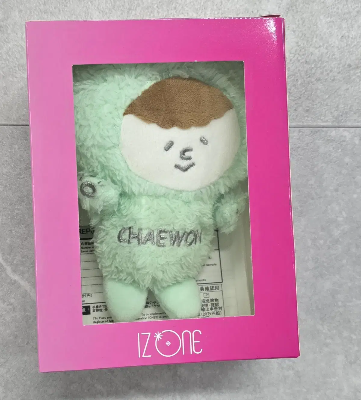 IZ*ONE kim chaewon Japanese fansite joining commemorative doll