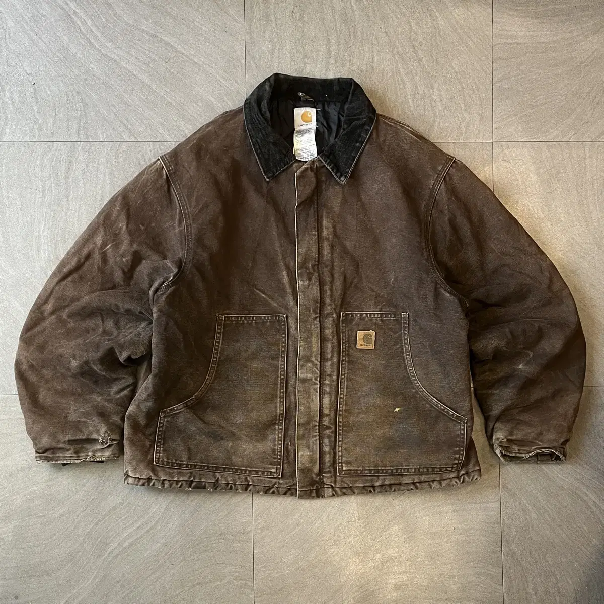 Calhart Genuine Brown Duck Chore Jacket