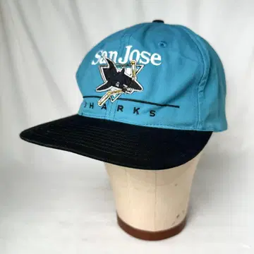 90s 태국제 산호세 SHARKS 코튼 캡