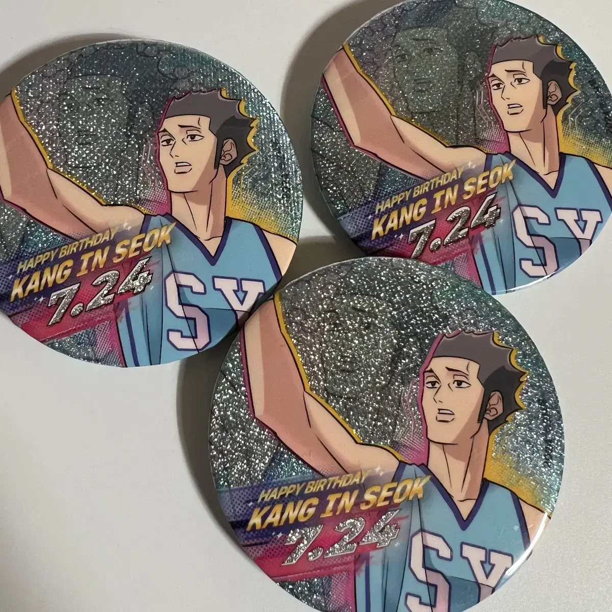 Garbage Time Kanginseok Can Badge