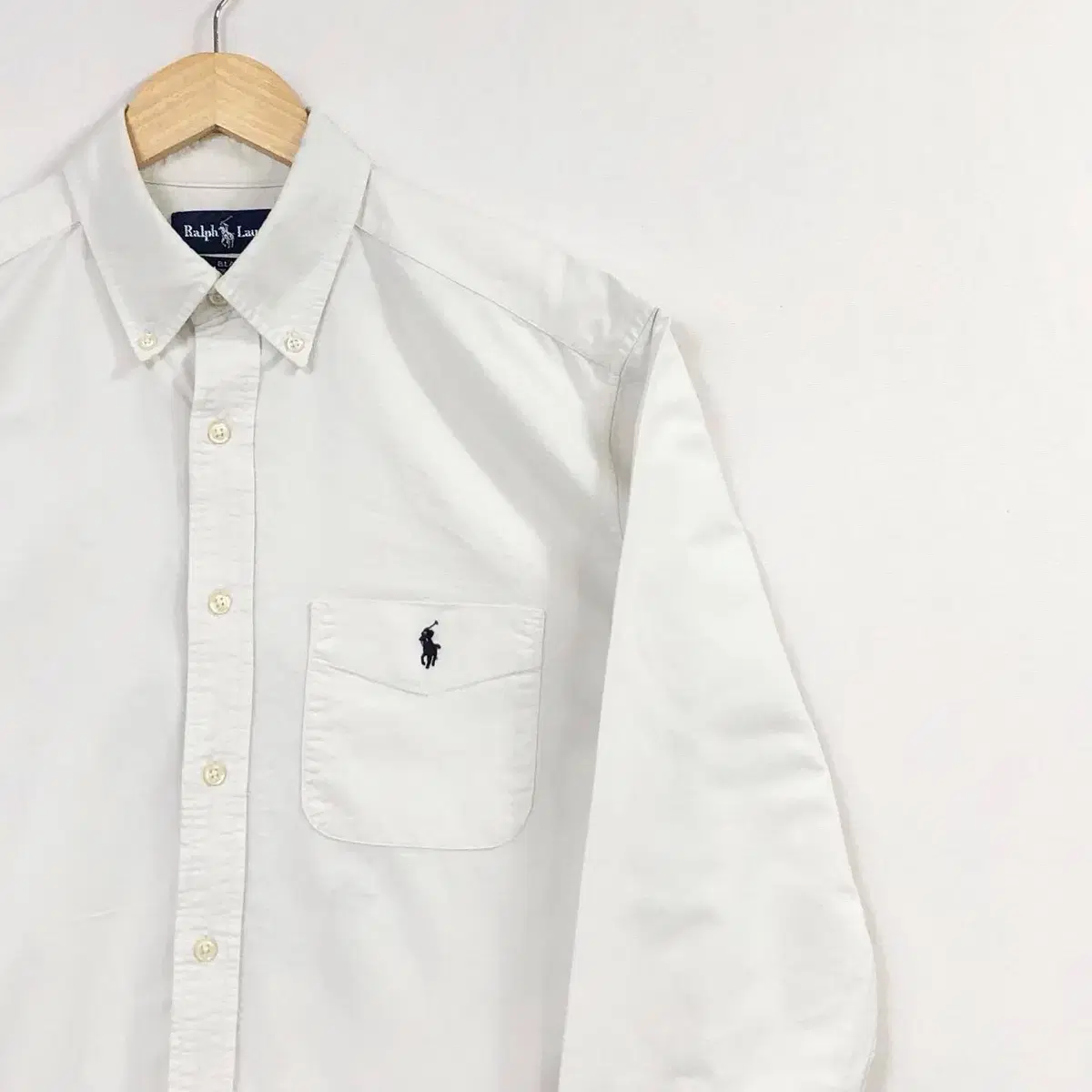 100 Polo Oxford White Shirt