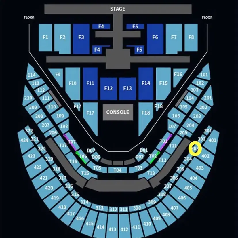 NCT127 콘서트 3층 19일 일요일 막콘