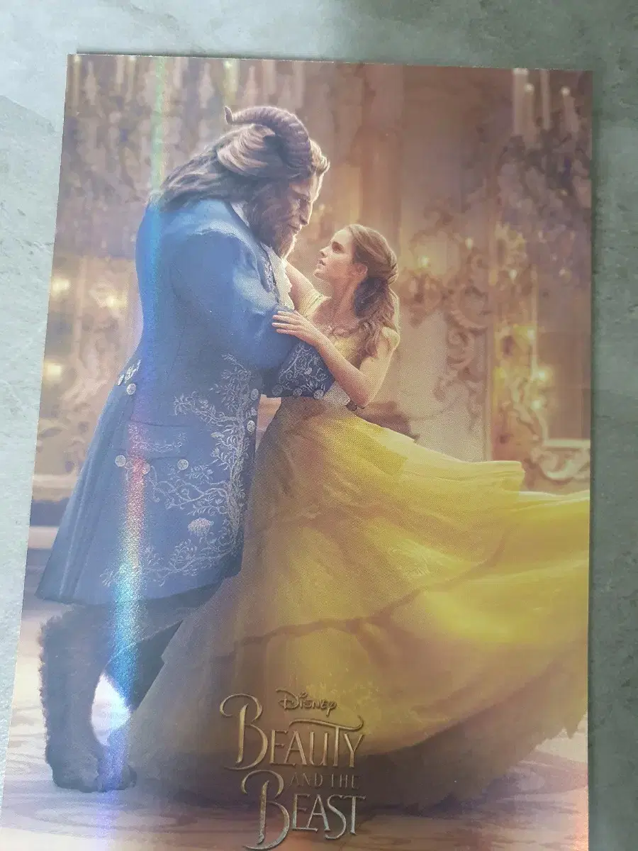 Beauty and the Beast postcard Emma Watson