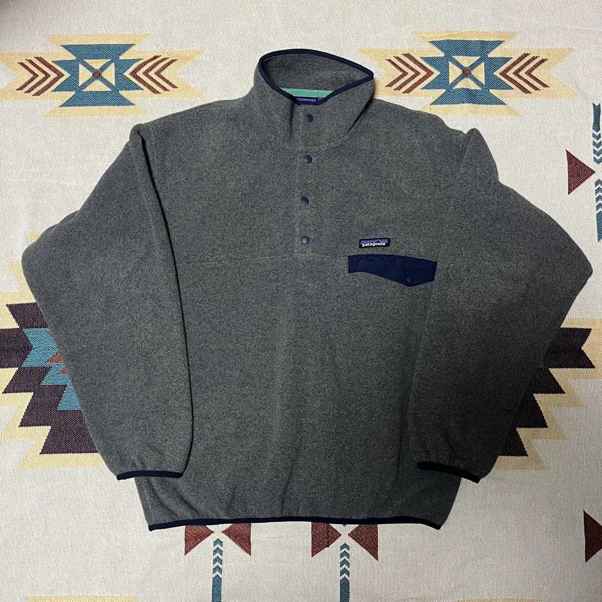 Patagonia Sinchilla Snap Tee L Nickel Gray