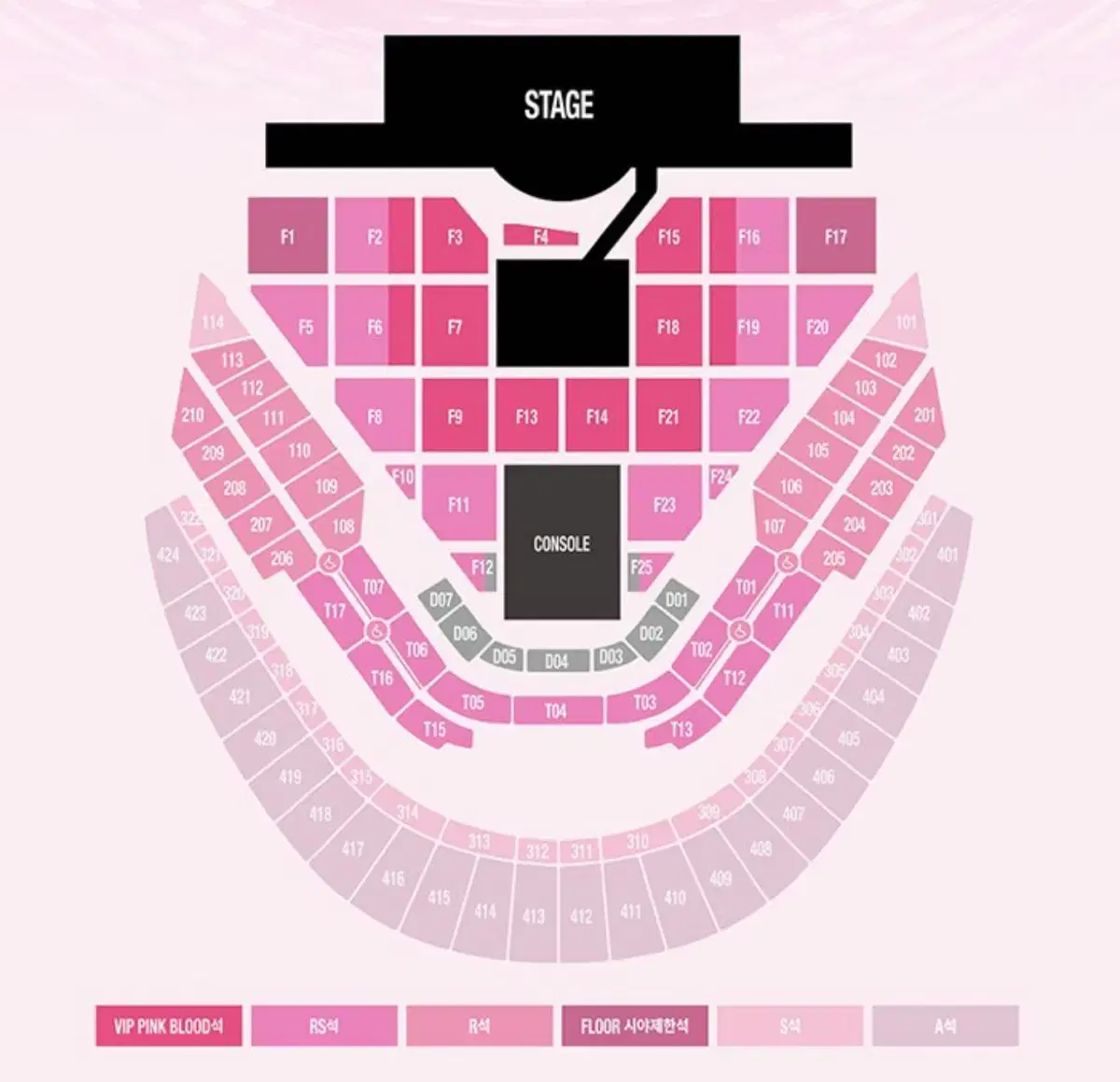 SM Town SMTOWN & STORE First Concert wts Floor RS Seat F20 1st Row Ticket SMTOWN & STORE Torokko