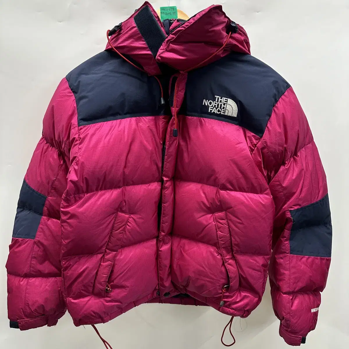 [Genuine/XS] The North Face 700 Windstopper Pink Goose Down Padding