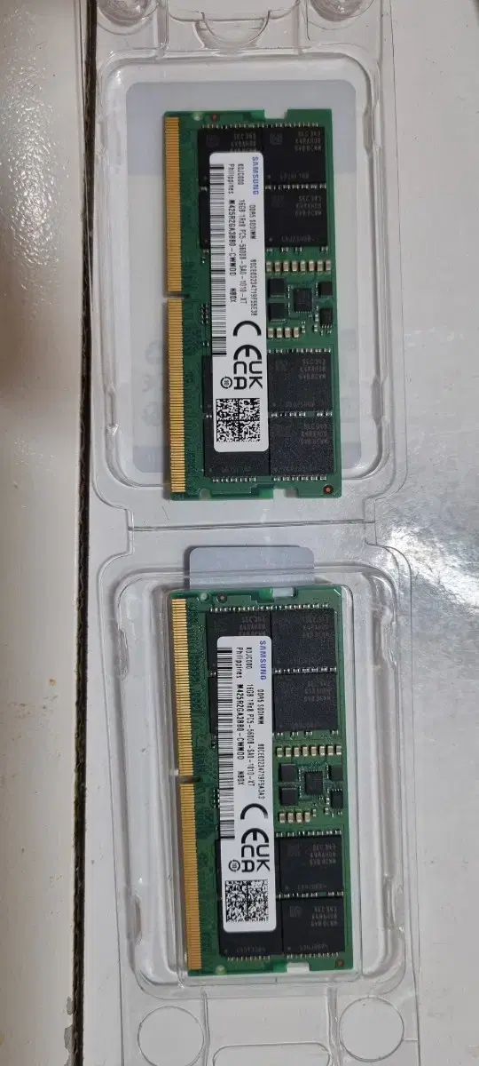 노트북용 DDR5 5600MHZ 16GB  두 개