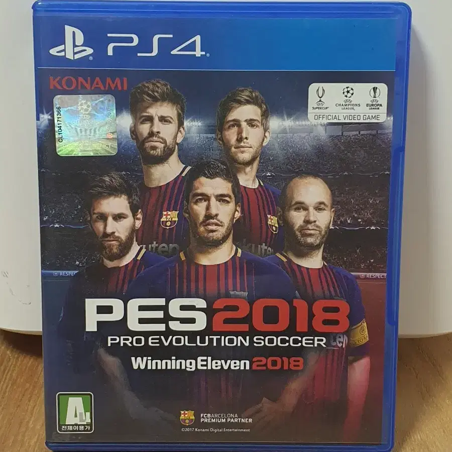 ps4 위닝일레븐 pes 2018