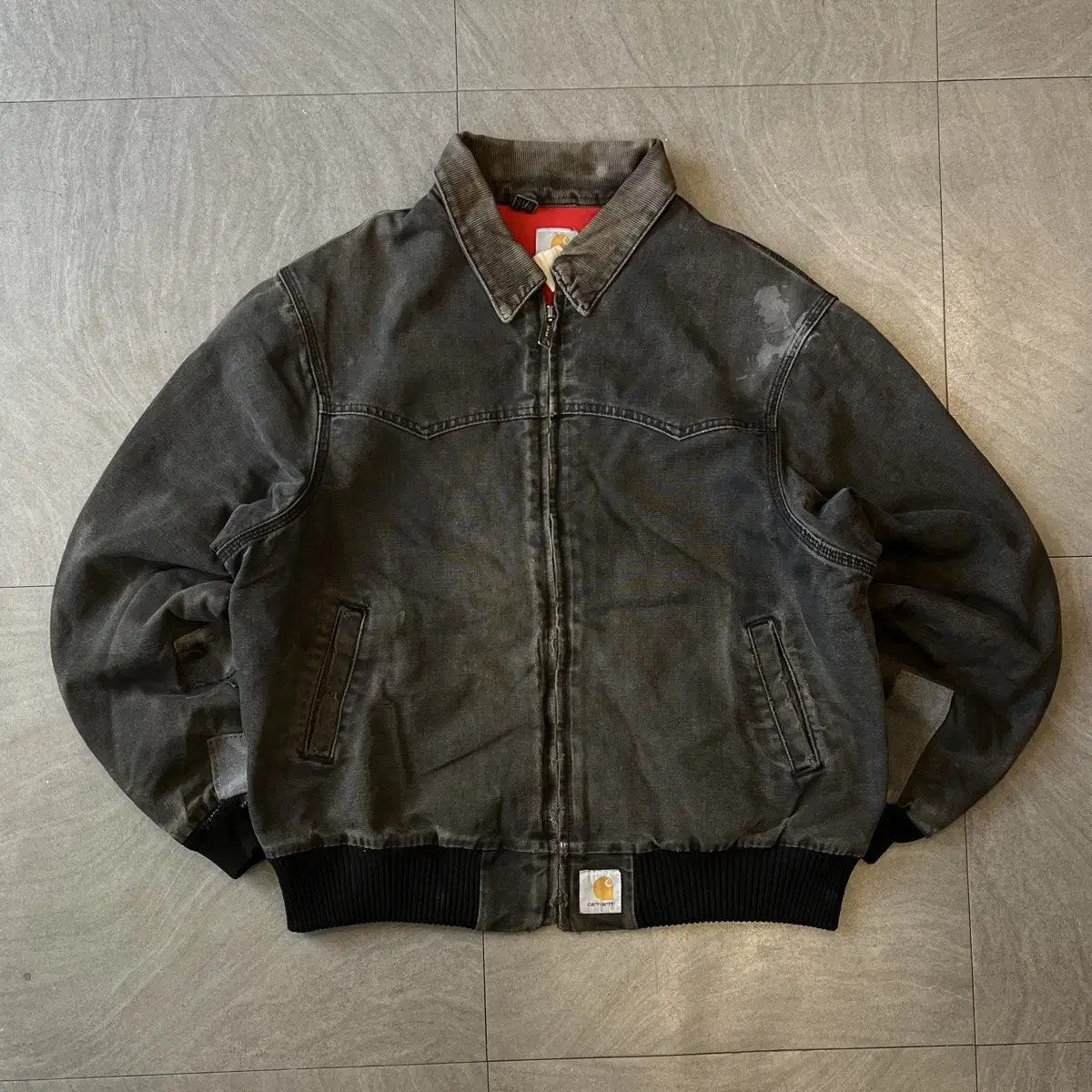 90's Production Calhart Genuine Black Santa Fe Jacket