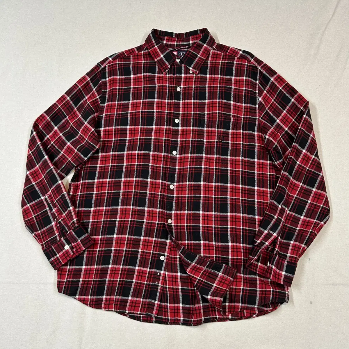 XL) Chaps Ralph Lauren Polo Flannel Check Shirt