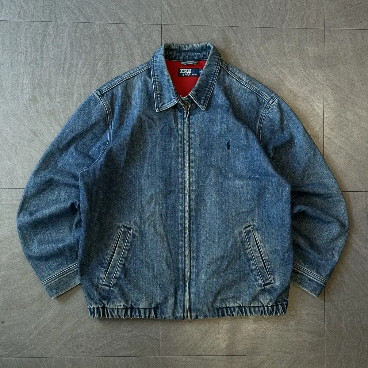 90s domestically produced polo denim swing top jacket