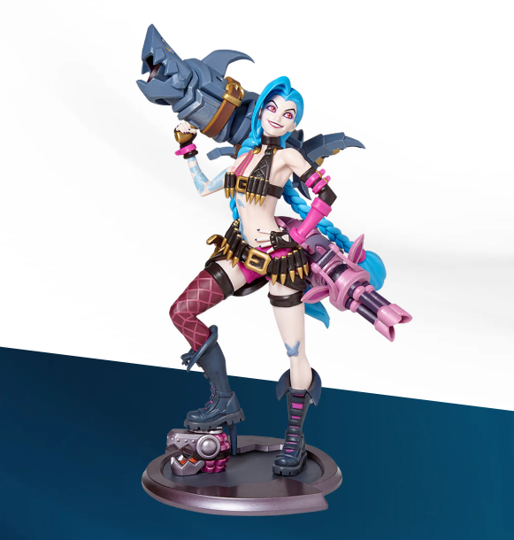 Jinx Unlocked Statue Figure (Shipping Not Included) (Pop Up Limited Poster)