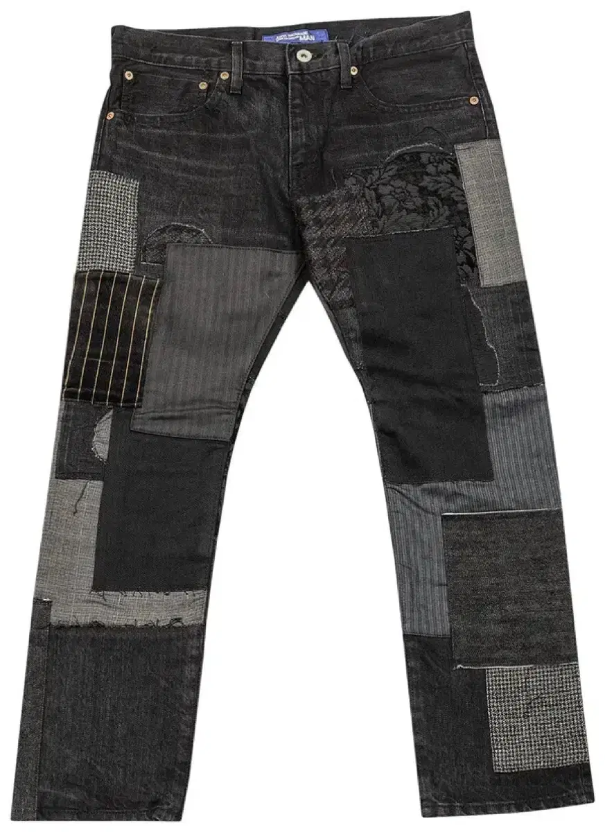 Jun Yawatanabe Patchwork Selvedge Denim Pants for FW21