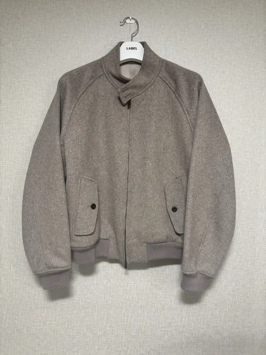 Zuu Wool Harrington Jacket Beige L