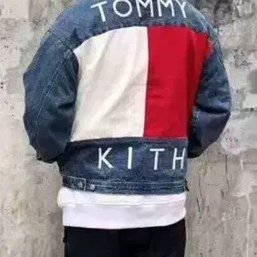 타미 키스 tommy x kith 데님 트러커 청자켓