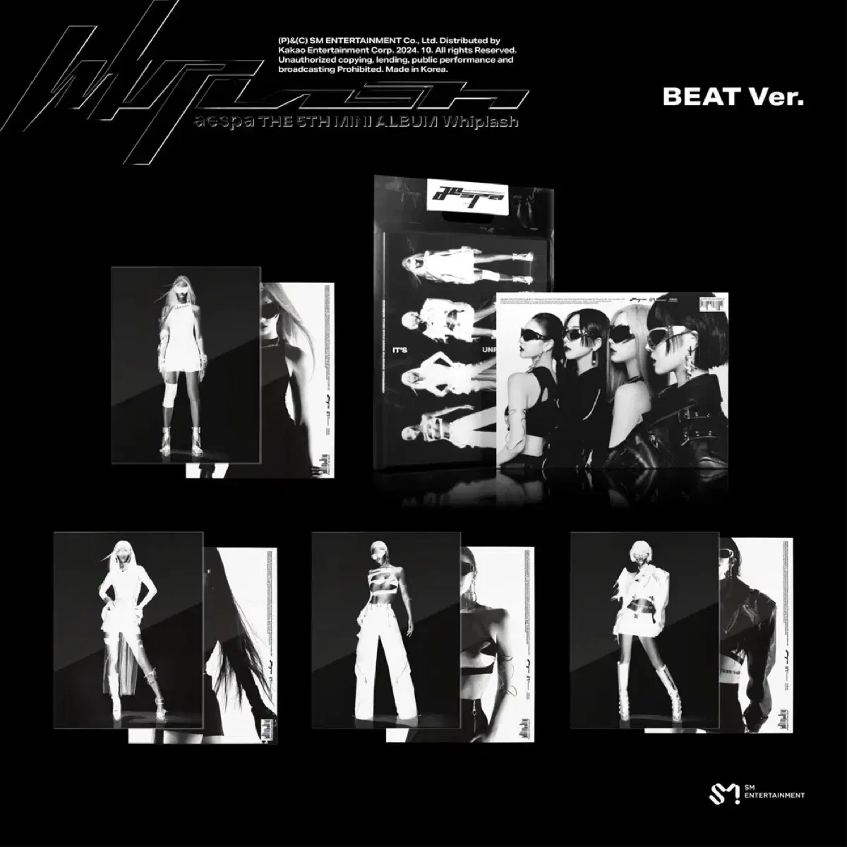 Aespa Whiplash BEAT version album unsealed