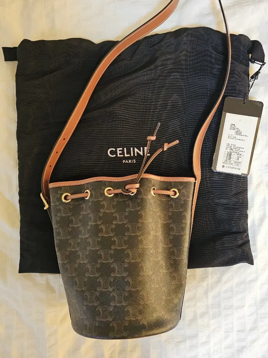 celine 셀린느 스몰 드로우스트링백 버킷백