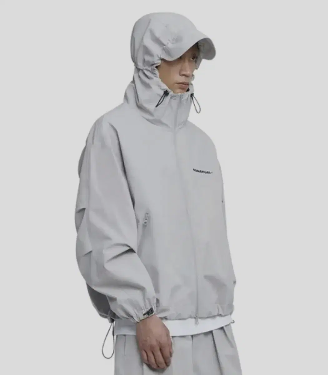 [M] No-Manual Phenon Windshell Warm Gray