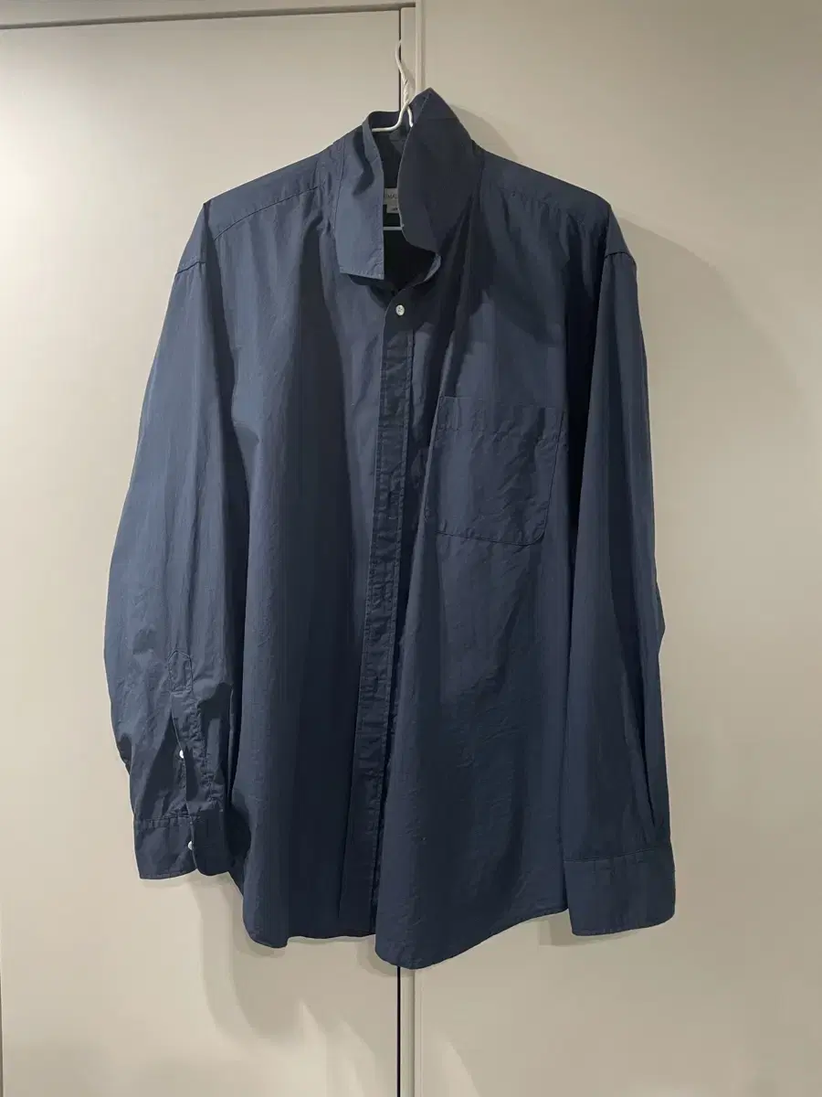 Thomasmore Paper Shirt Navy L