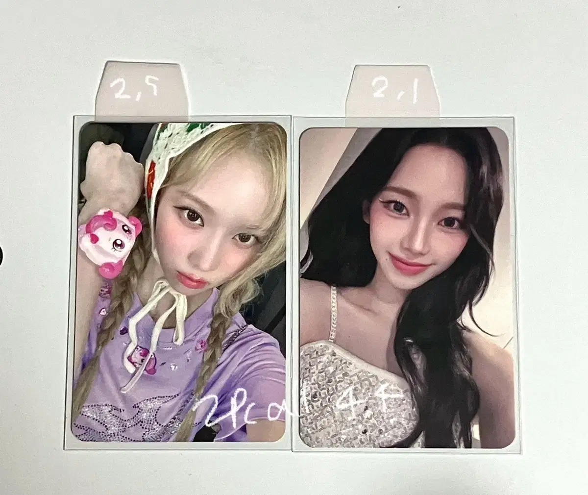 Aespa Weflash karina winter apple music makestar photocard WTS