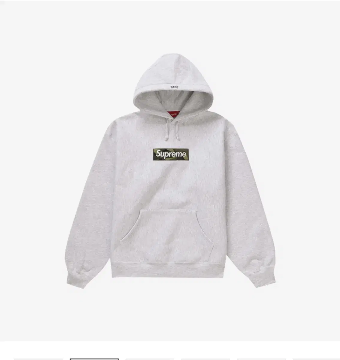 [xl]supreme boxer hoodie gray