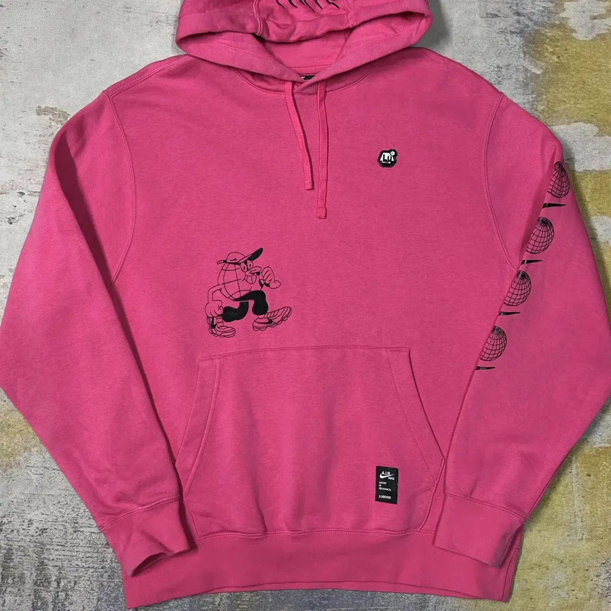 Nike Unique Pink Fleece Hoodie XL