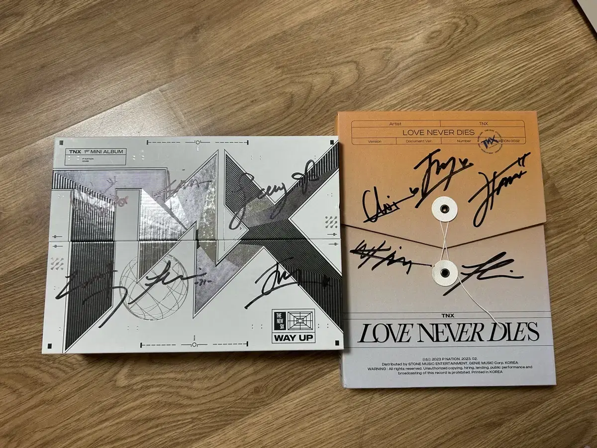 TheNewSix TNX signed album bulk WTS