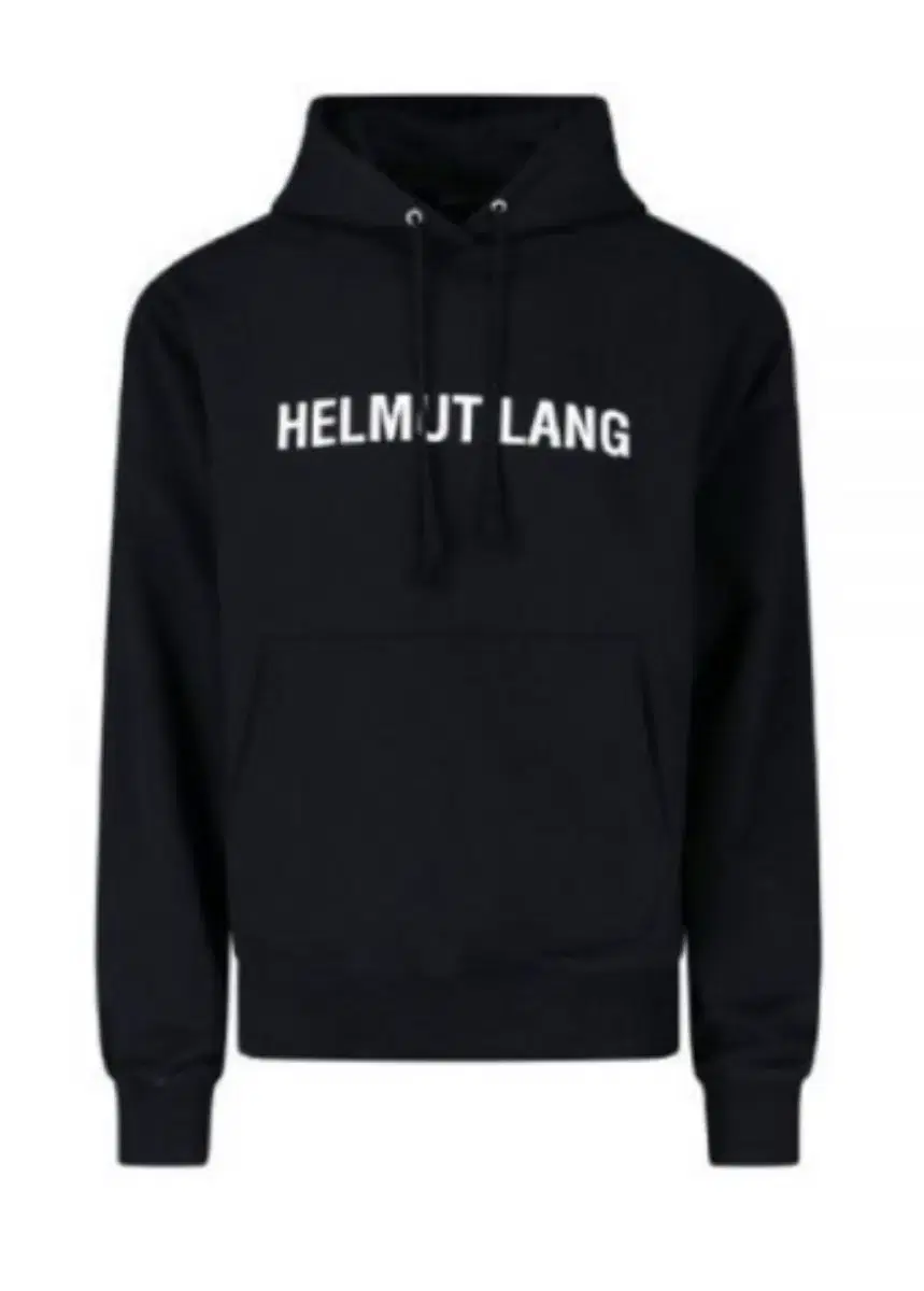 Helmut Lang Logo Hoodie Black L 100-105 Hooded Black