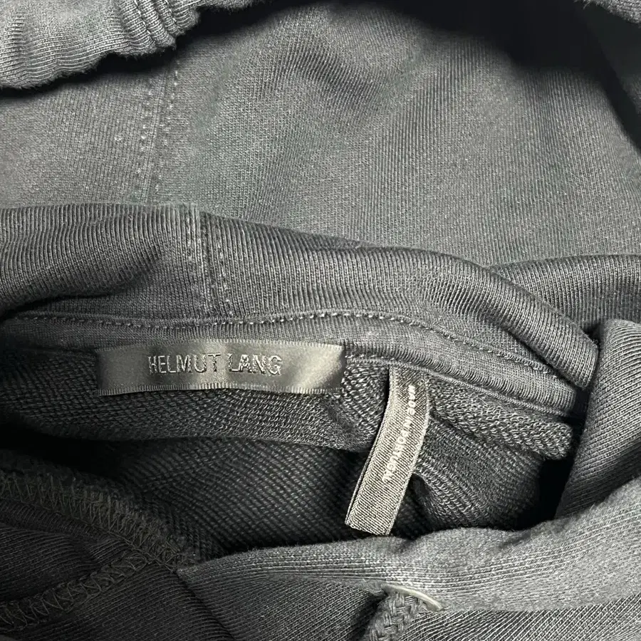 헬무트랭 로고 후드티 블랙 L 100~105 검정 HELMUTLANG