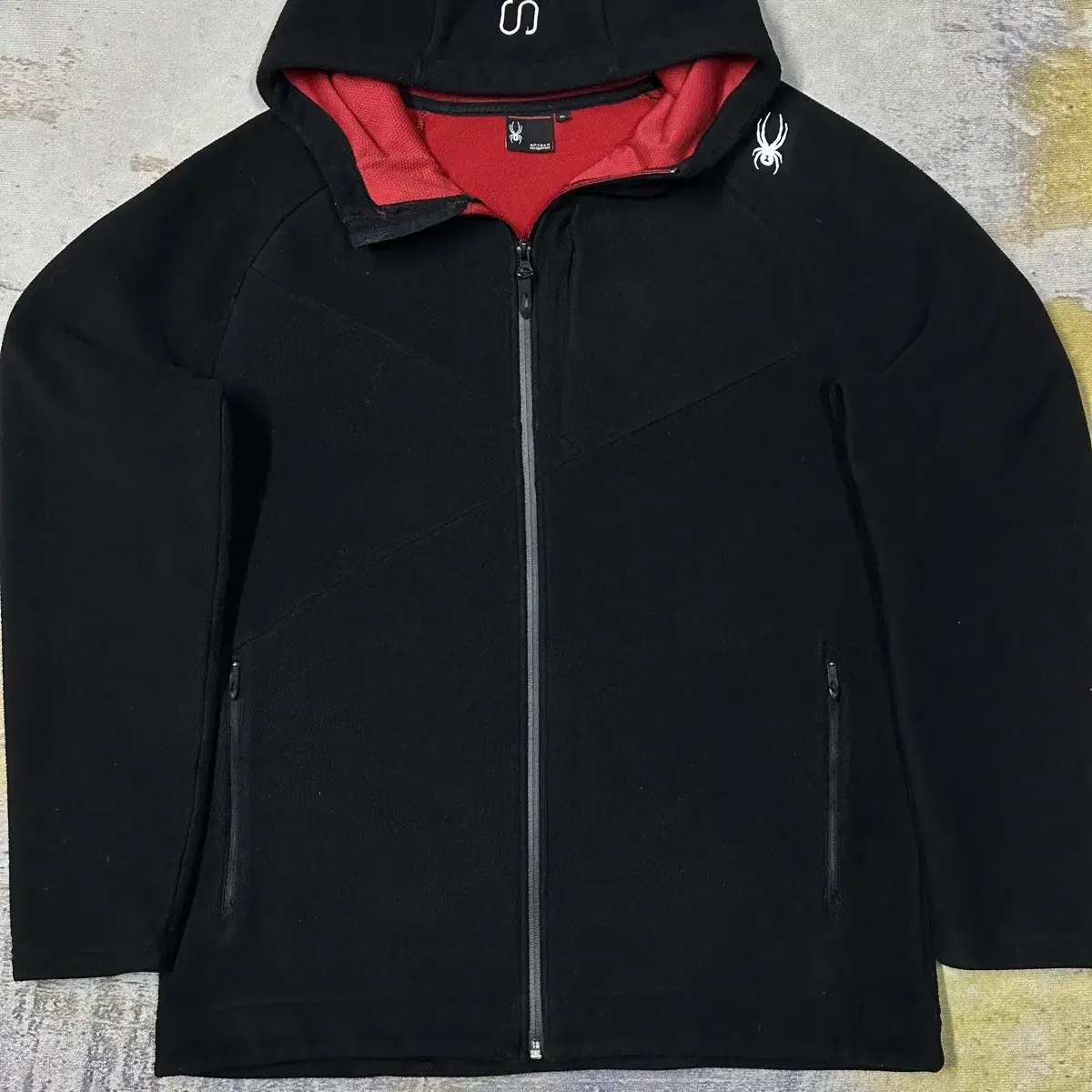 Spider Fleece Hooded Zip-up XL