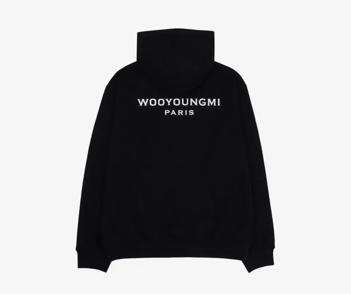 Wooyoungmi Backlogo Hoodie Black 23FW