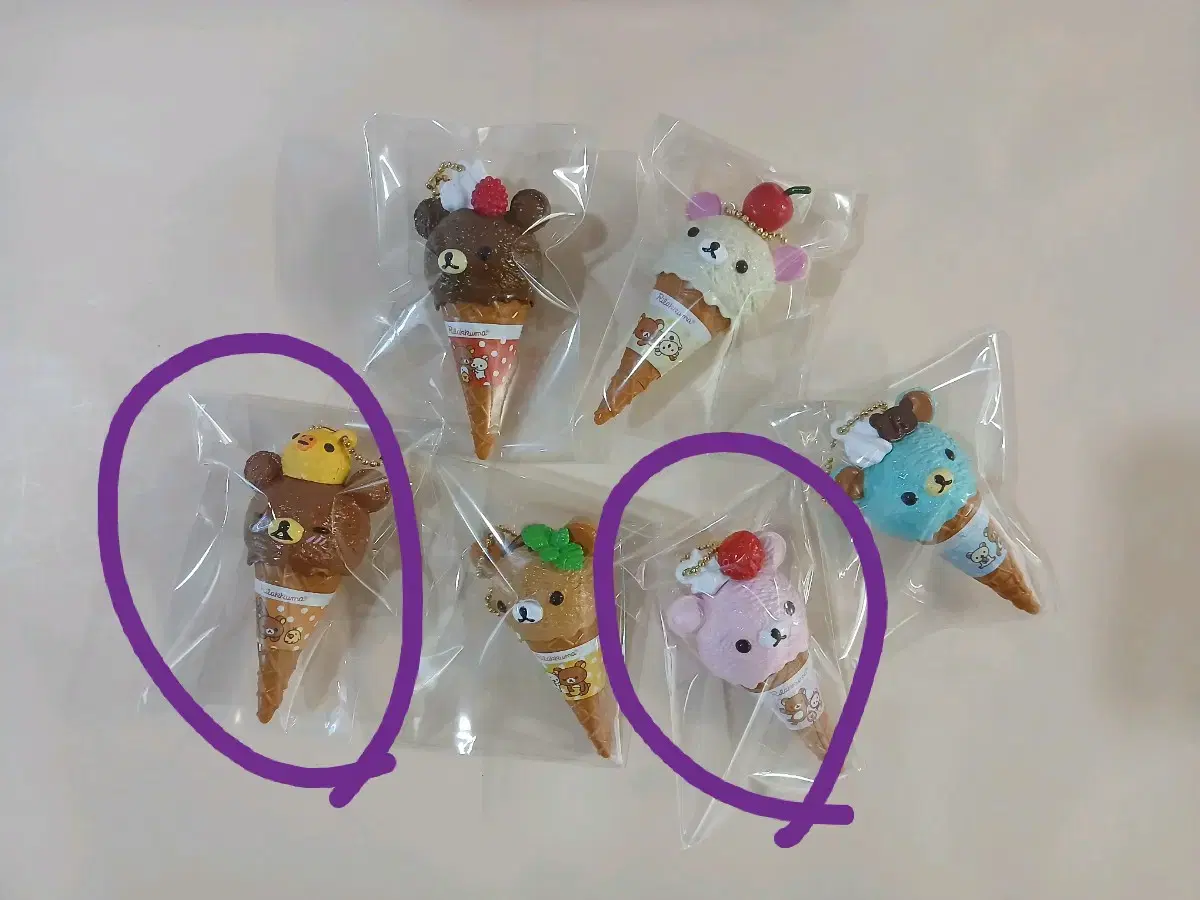 [Kungyanim](Genuine) Classic Rement Rilakkuma Ice Cream Pen - Mocha,Strawberry