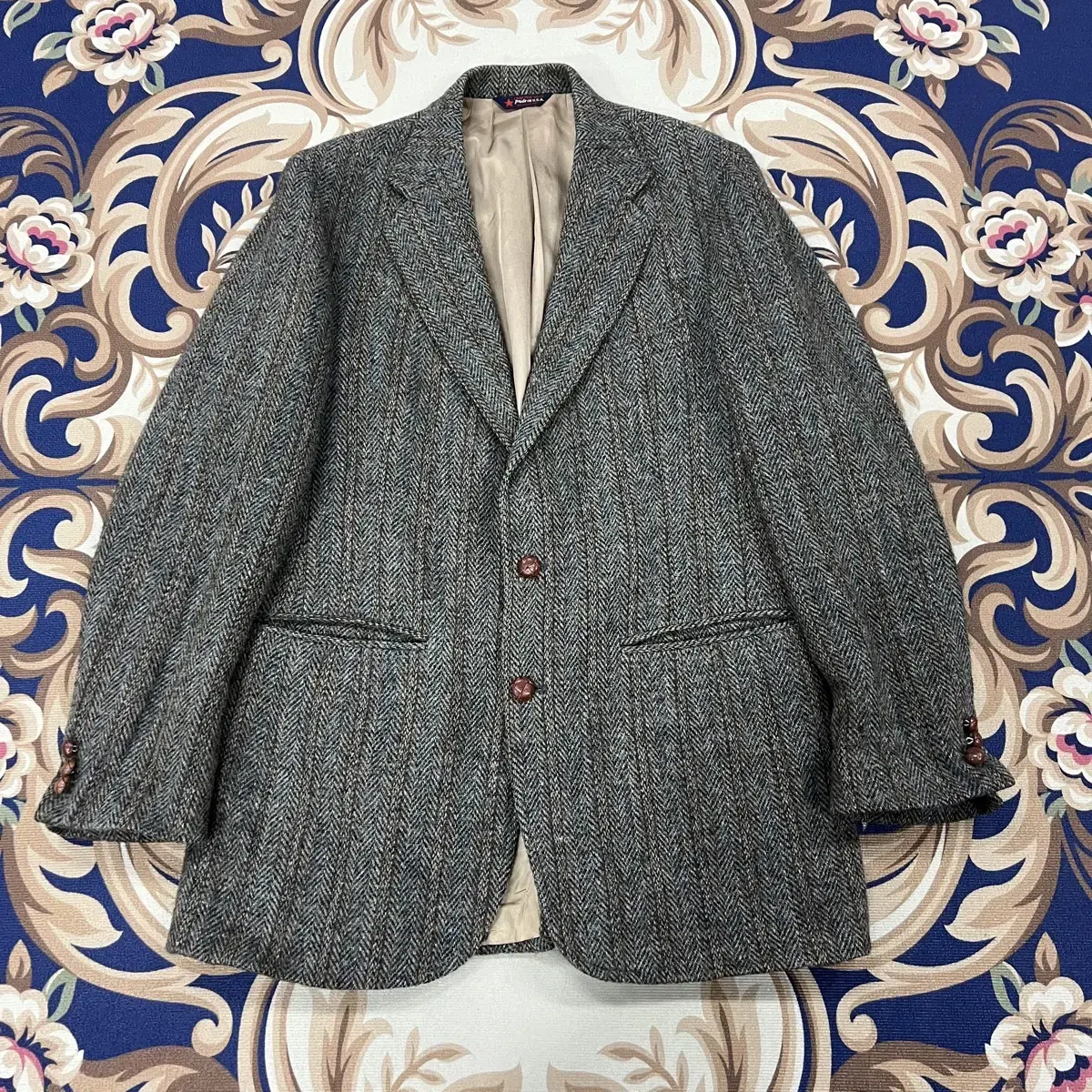 Harris Tweed Wool Blazer Jacket (MADE IN USA)