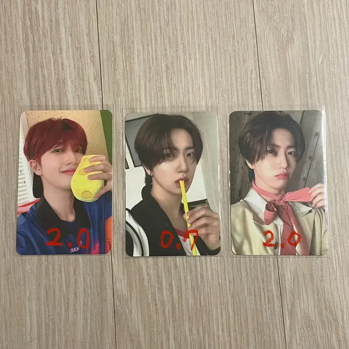 cravity wonjin broadcast straw photocard wts