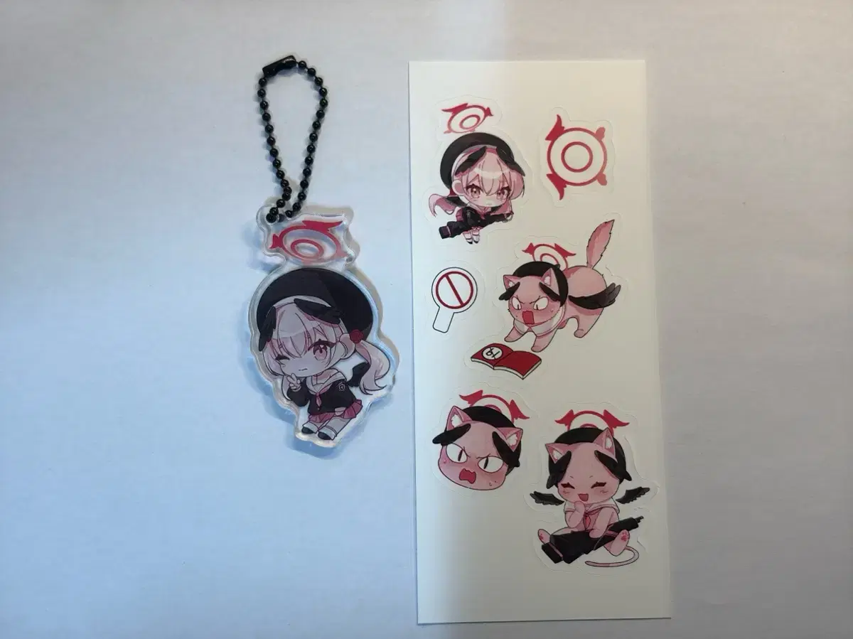 Bloo Archives unofficial goods Koharu Shimoe keyring Stickers