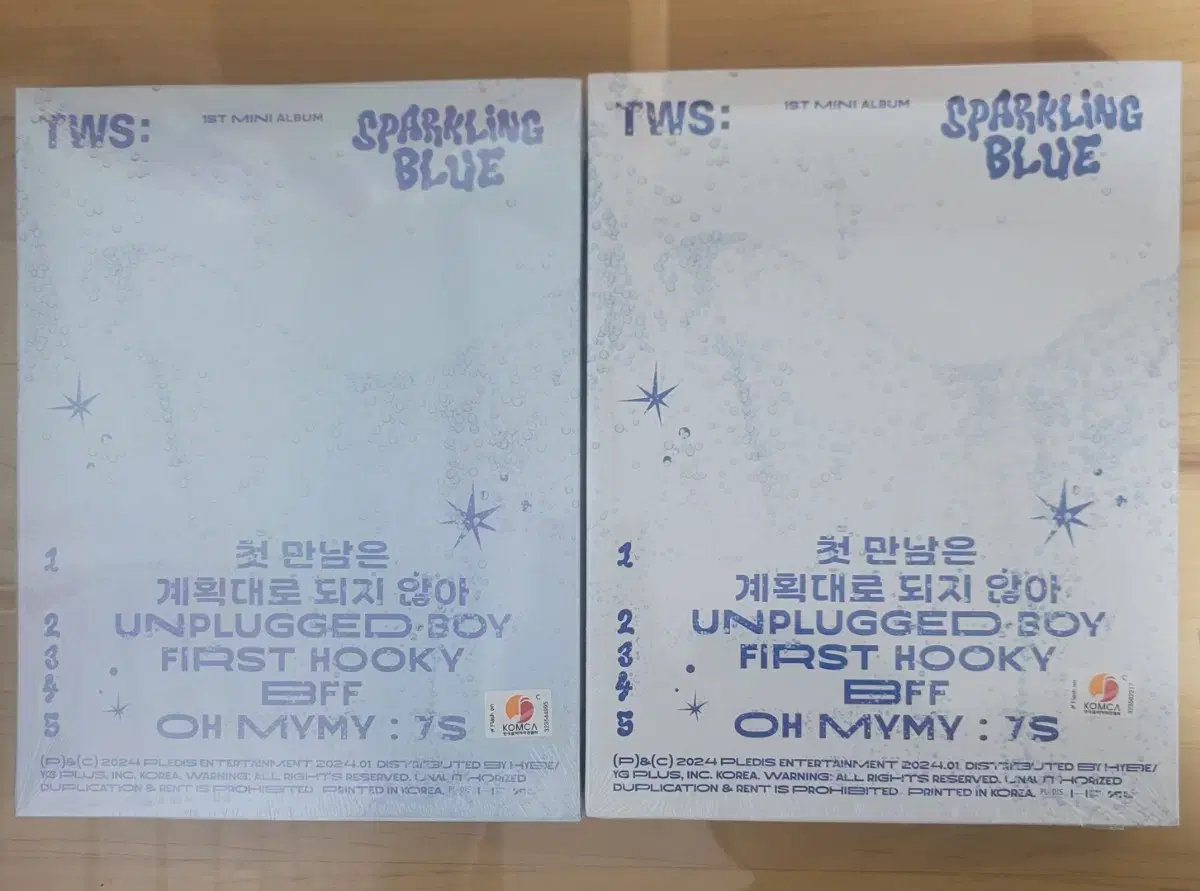 TWS Sparkling bloo sealed album Set