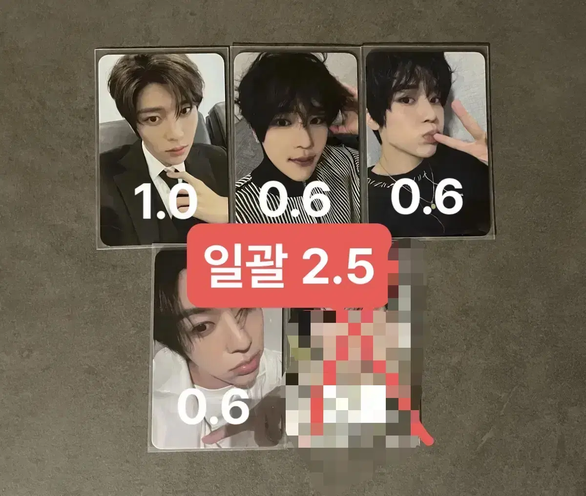 NCT wish sion photocard unreleased photocard yes24 with muu beatroad Everline