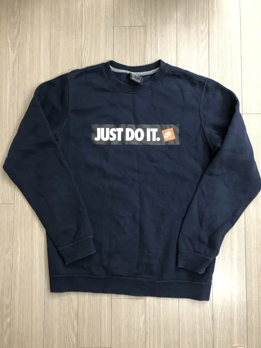 Size M Justduit Nike Sweatshirt Navy Authentic