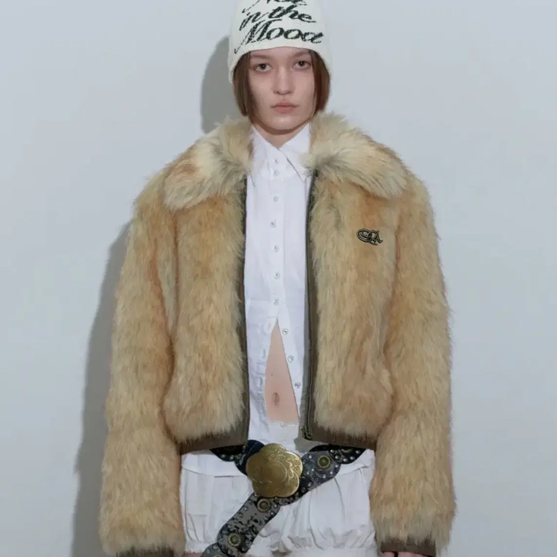 [sculptor] 스컬프터 Faux Fur Grizzly Jacket