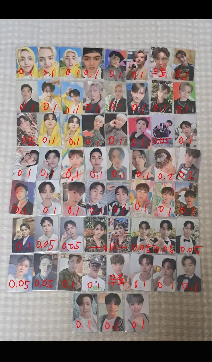 Seventeen photocard sells (both individually and in bulk)