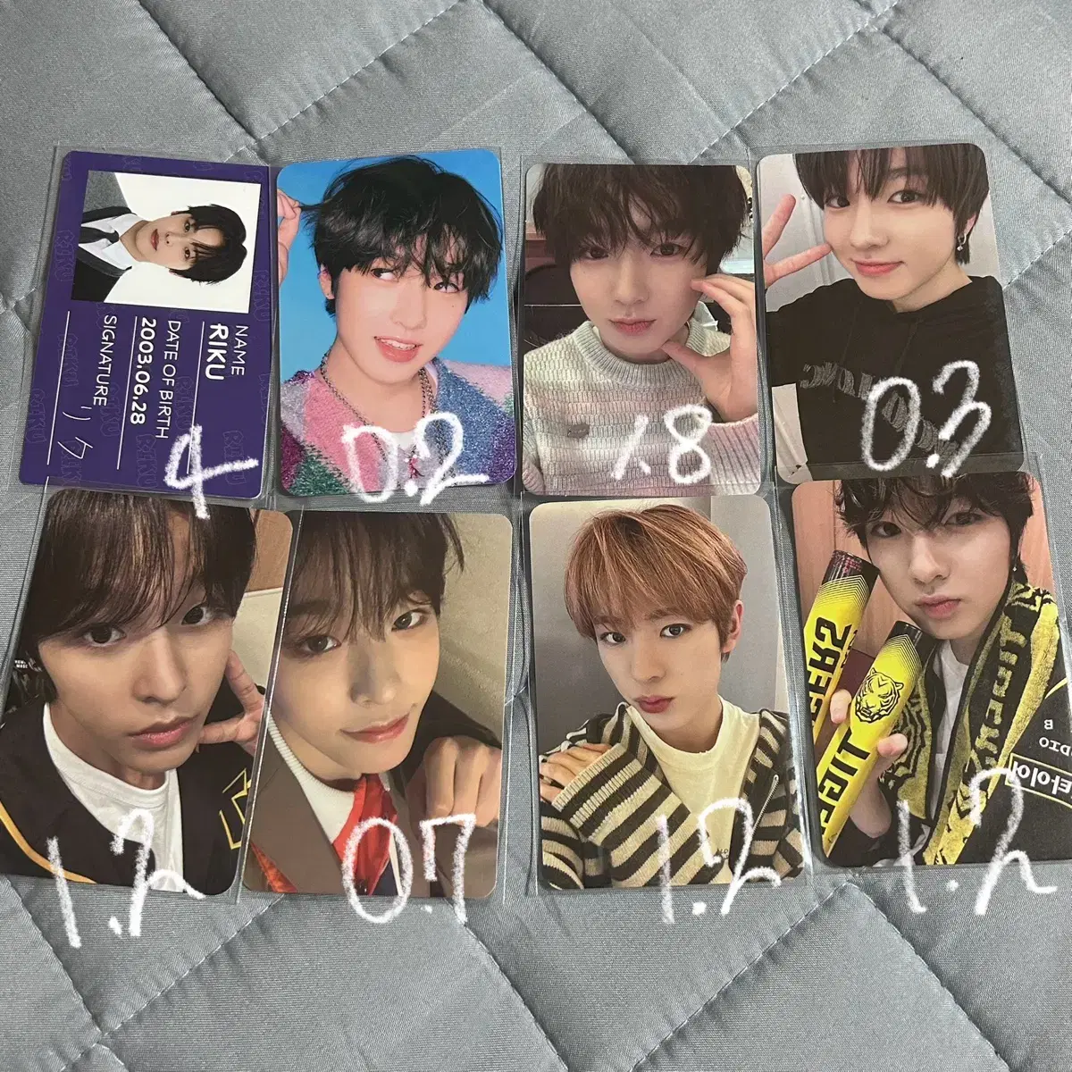 NCT wish photocard wts Sakuya riku Uushi Rastat K & Pop smtown &store