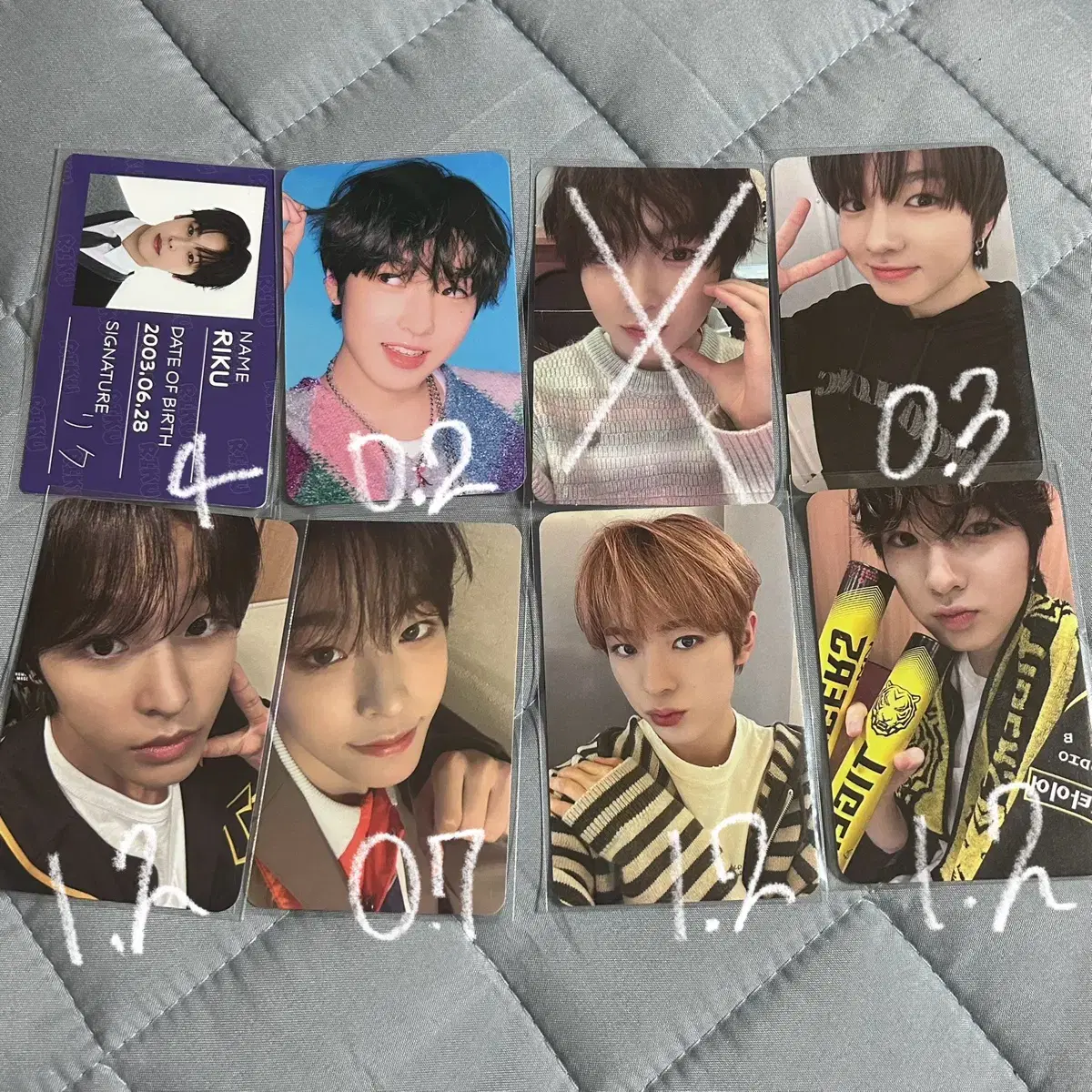 NCT wish photocard wts Sakuya riku Uushi Rastat K & Pop smtown &store