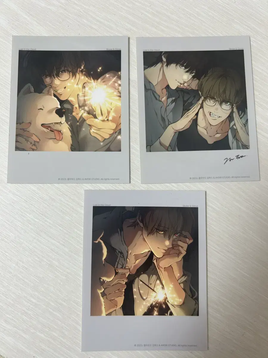 Takpo) Resin Webtoon Cloud polaroid Baekhyun Woon Yeonhaneul photocard kard