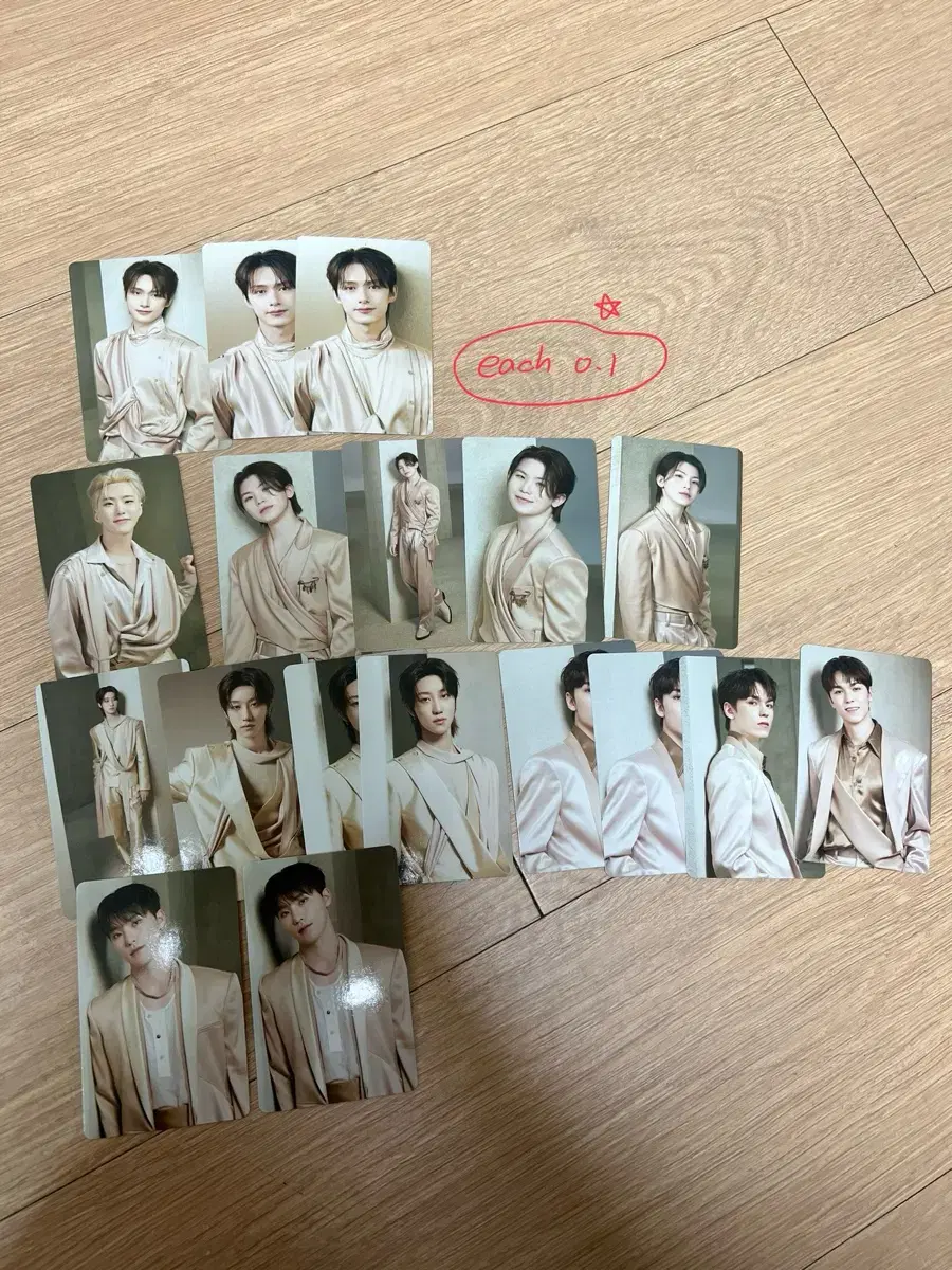 SVT seventeen photocard WTS