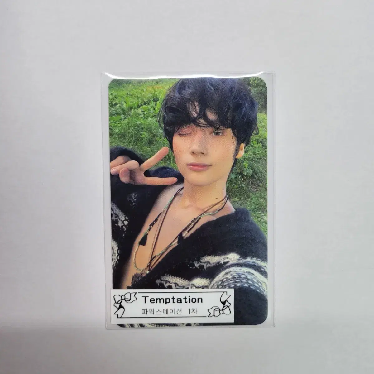 TXT Temptation powerstation 1st hueningkai ld photocard Daydream Shrera Nameplate