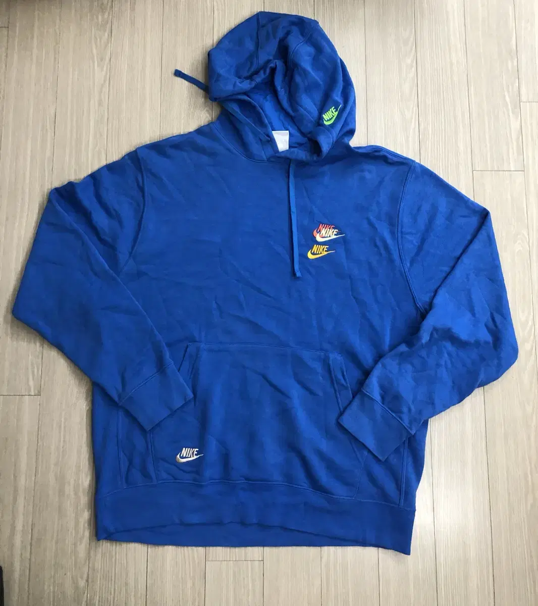 XXL110 size Nike Essence Shell French Terry Hoodie Genuine Blue