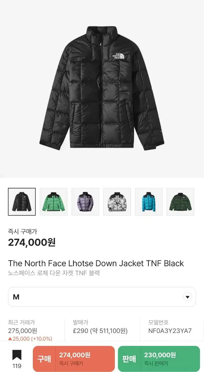 The North Face Padded Roche Puffer New for sale.