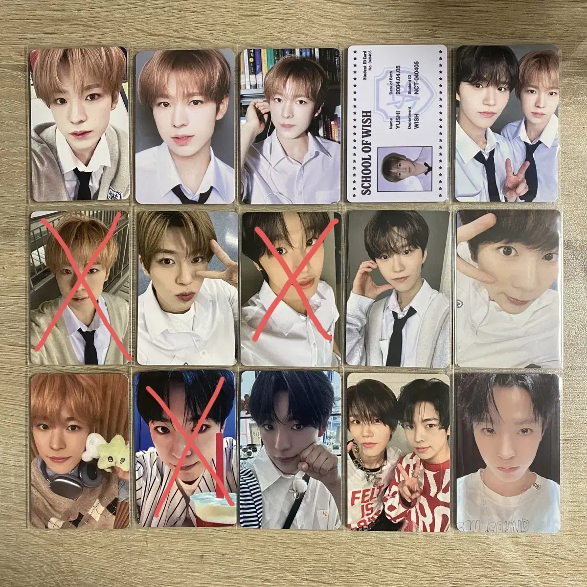 NCT wish photocard wts sion riku Ryosakuya Jaehee Yuushi