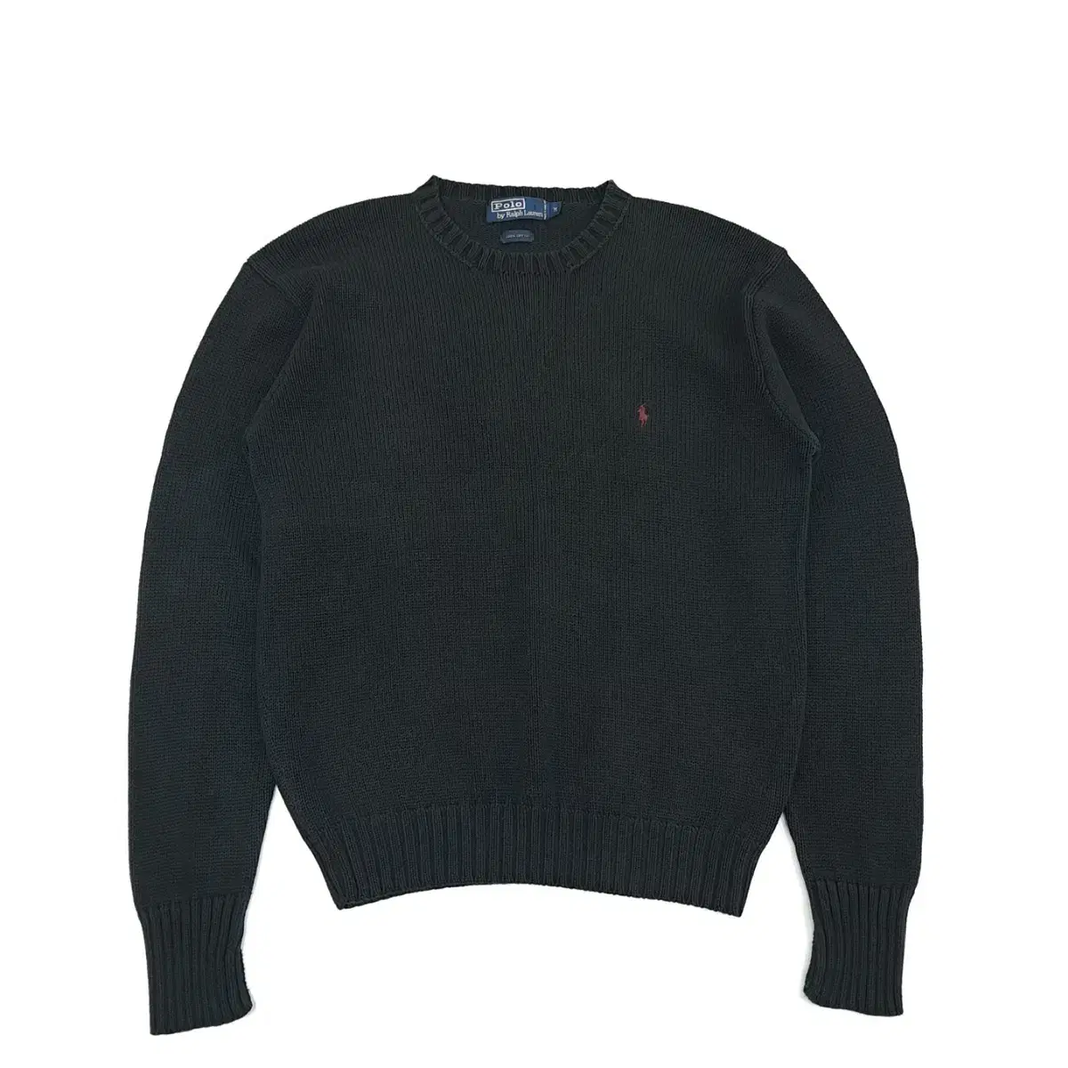 (CS108) M Polo Ralph Lauren Black long-sleeved knit